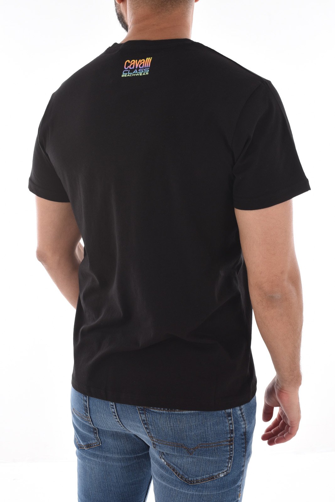 T-S manches courtes  Cavalli Class SXH01E JD060 BLACK