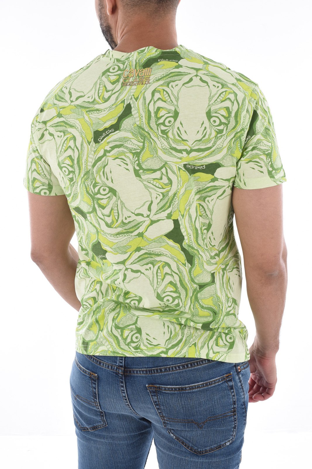 T-S manches courtes  Cavalli Class SXH01D 3PN01 GREEN