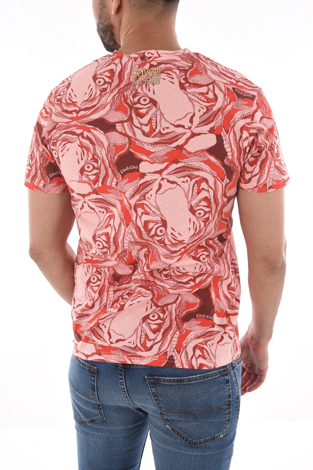 T-S manches courtes  Cavalli Class SXH01D 3PN01 RED