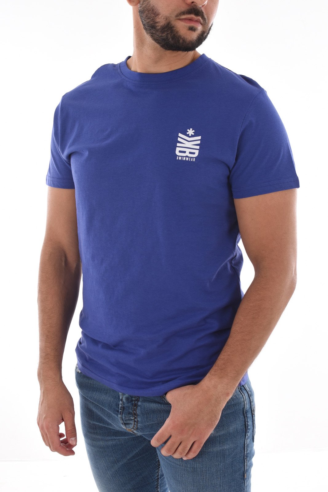 T-S manches courtes  Bikkembergs BKK3MTS05 Clematis Blue