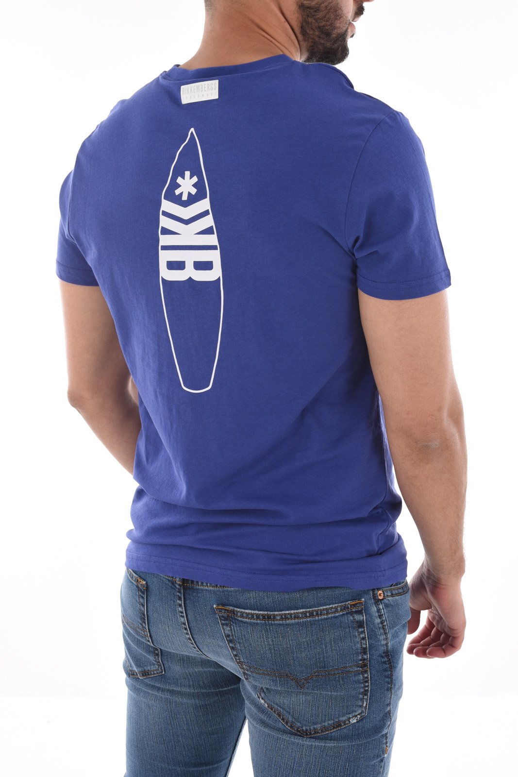 T-S manches courtes  Bikkembergs BKK3MTS05 Clematis Blue