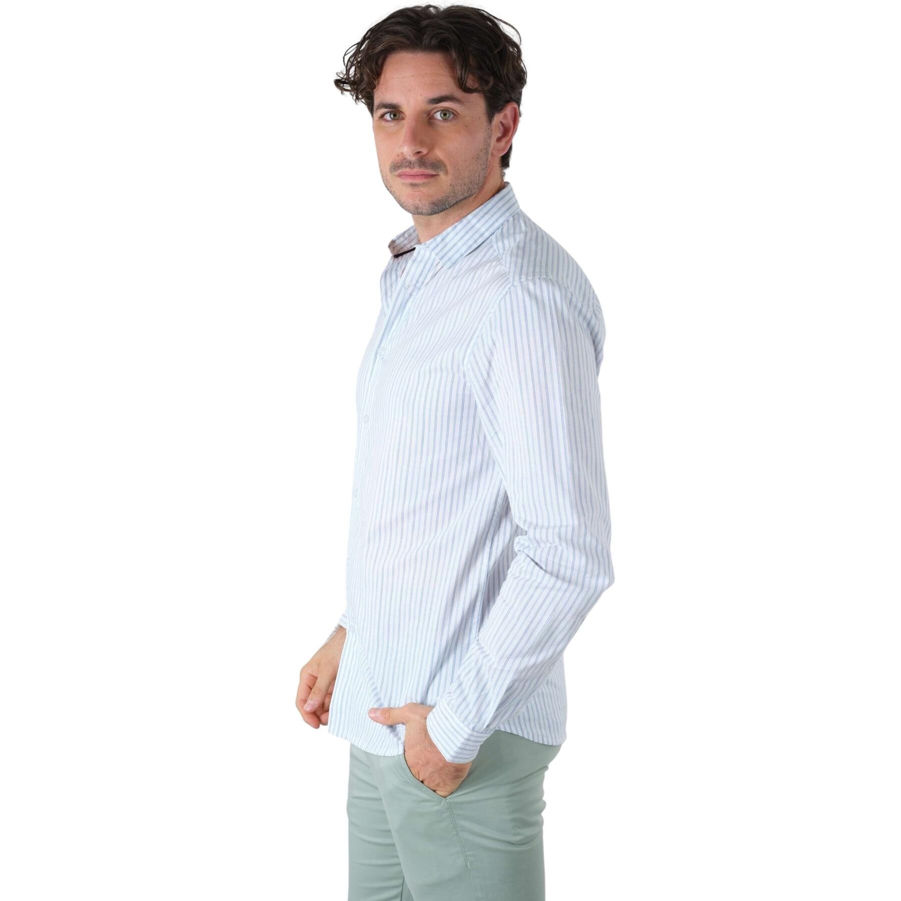 Chemises manches longues  Deeluxe LUCIO WHITE