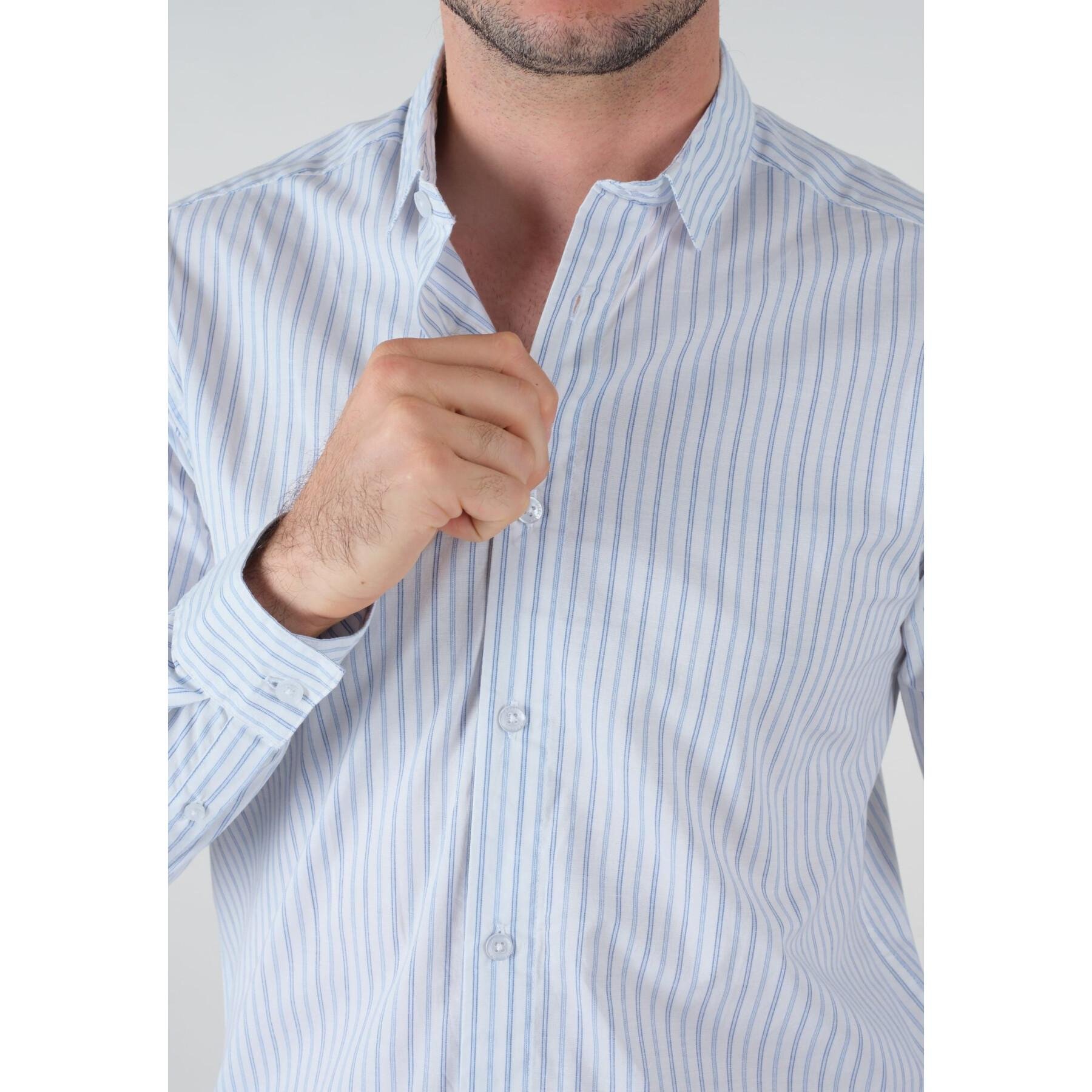 Chemises manches longues  Deeluxe LUCIO WHITE