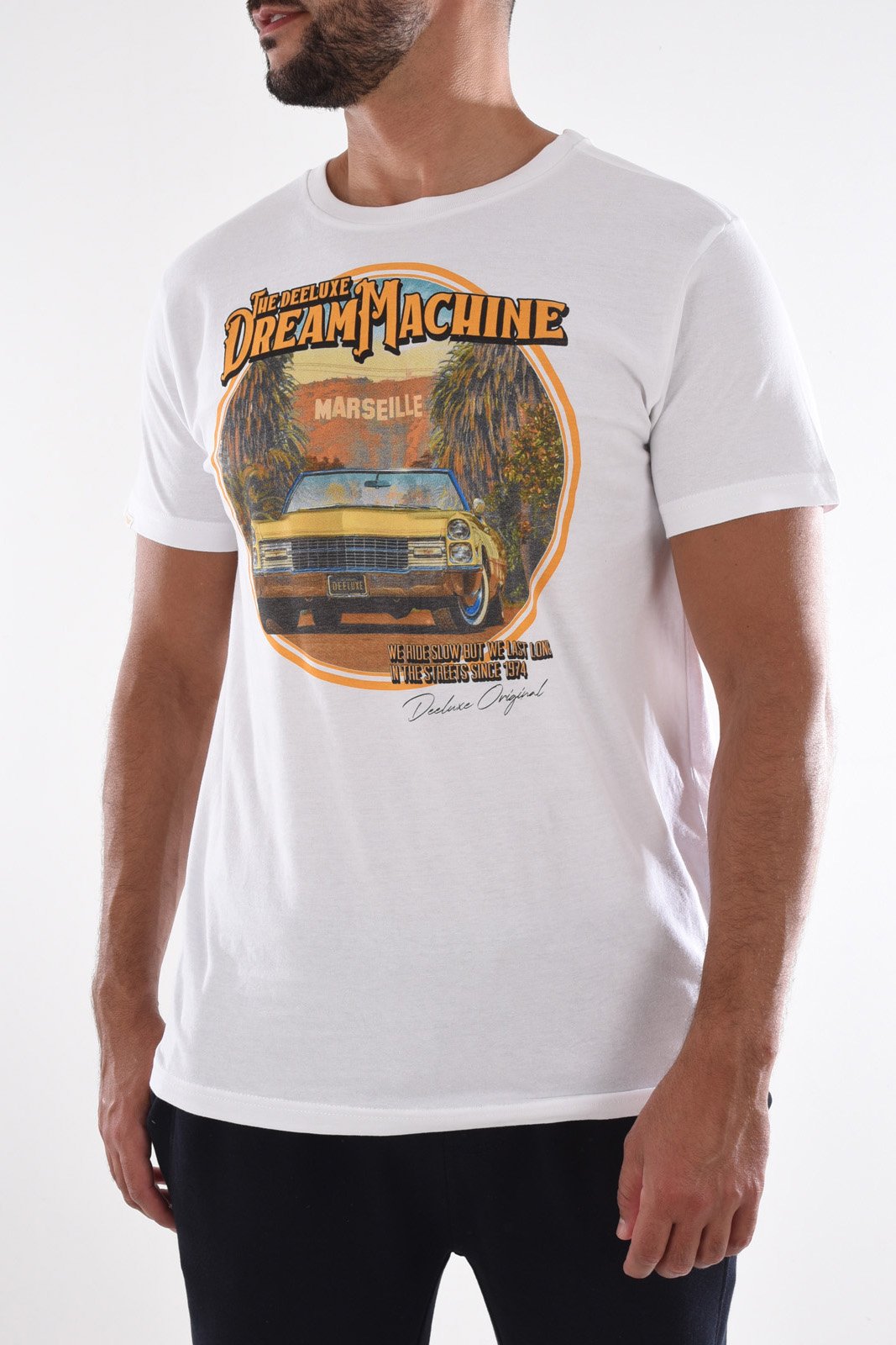 T-S manches courtes  Deeluxe PIMP WHITE