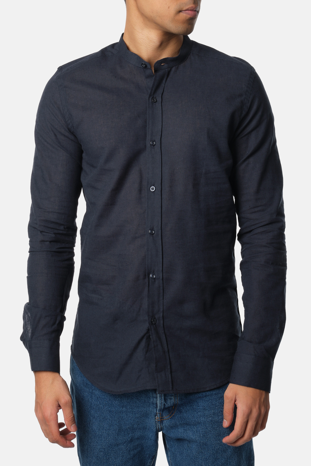 Chemises manches longues  Hopenlife ADAM NAVY FONCE