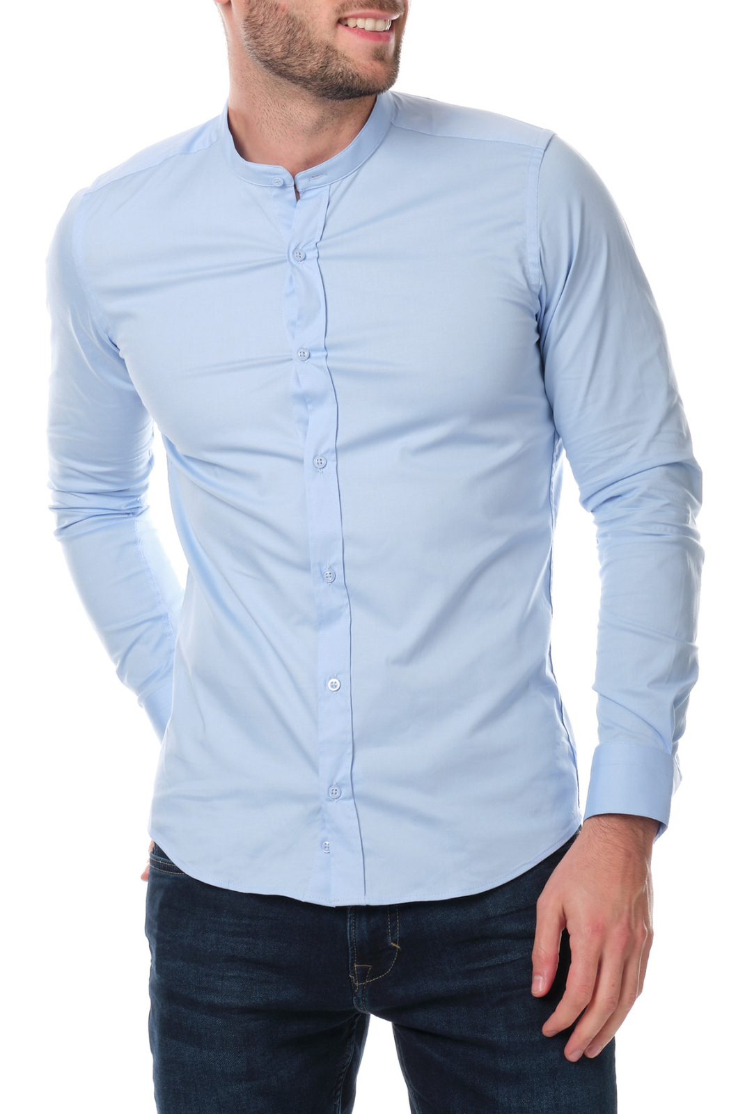 Chemises manches longues  Hopenlife BULMA BLEU
