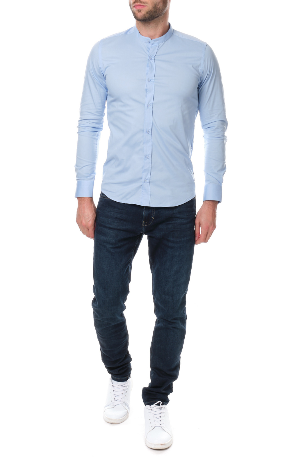 Chemises manches longues  Hopenlife BULMA BLEU