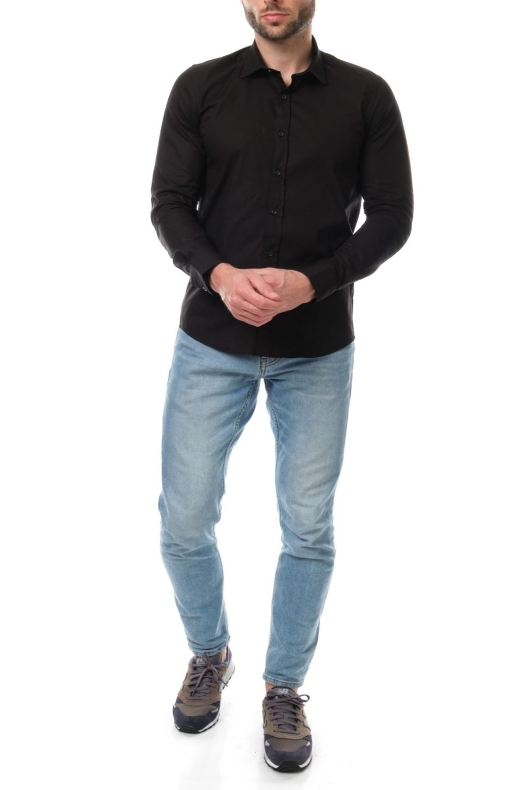 Chemises manches longues  Hopenlife LAZAR NOIR