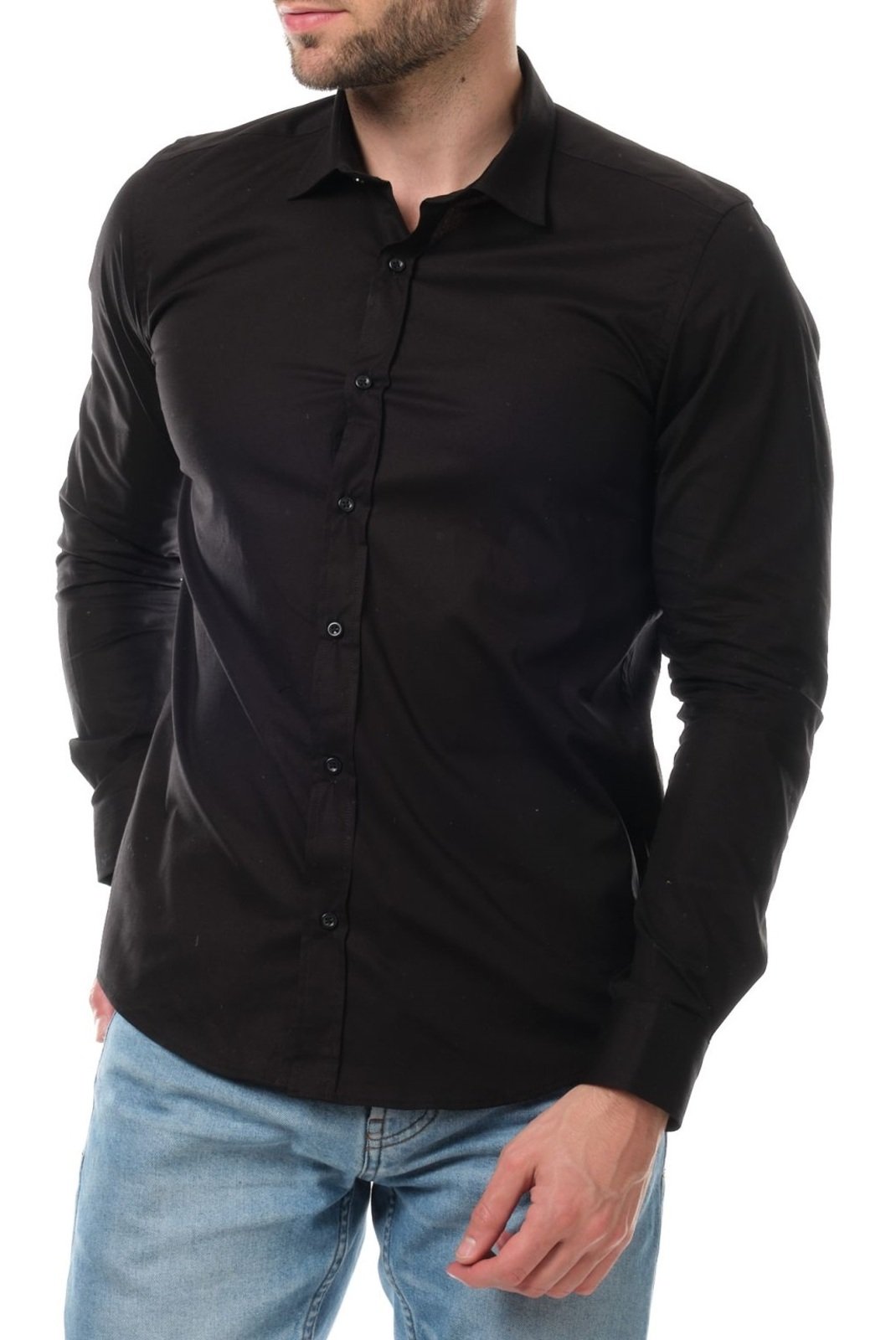Chemises manches longues  Hopenlife LAZAR NOIR
