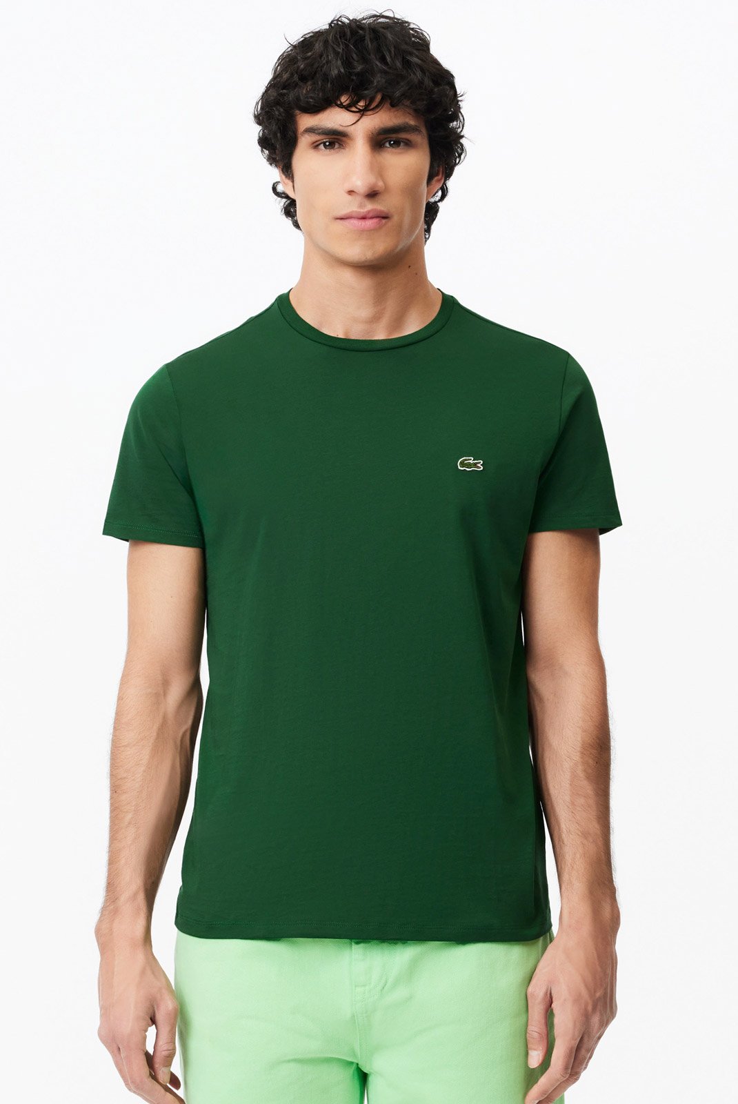T-S manches courtes  Lacoste TH6709 132 GREEN