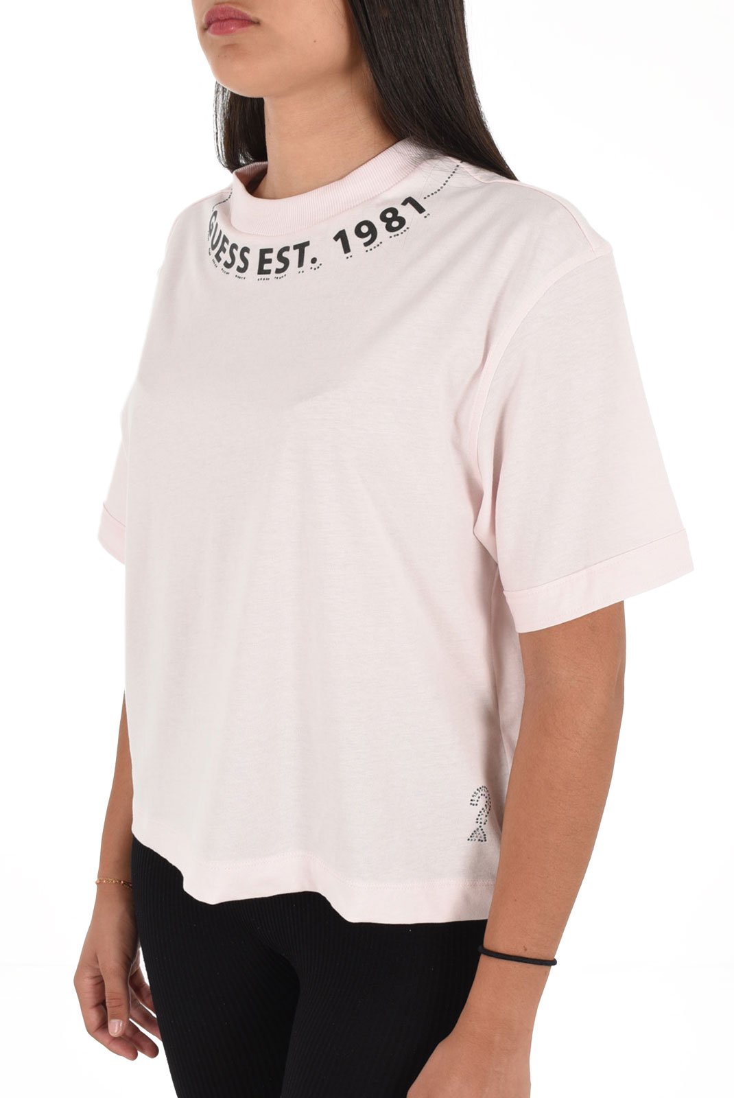 Tee shirt  Guess jeans W4YI14 JA914 A60W LOW KEY PINK