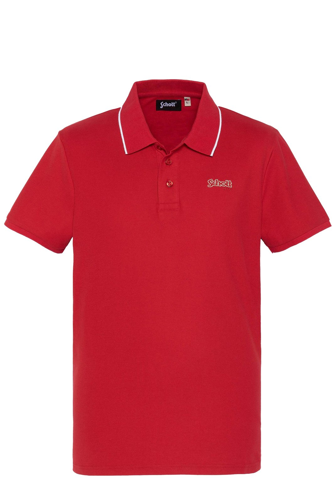 Polos manches courtes  Schott PSPAUL RED