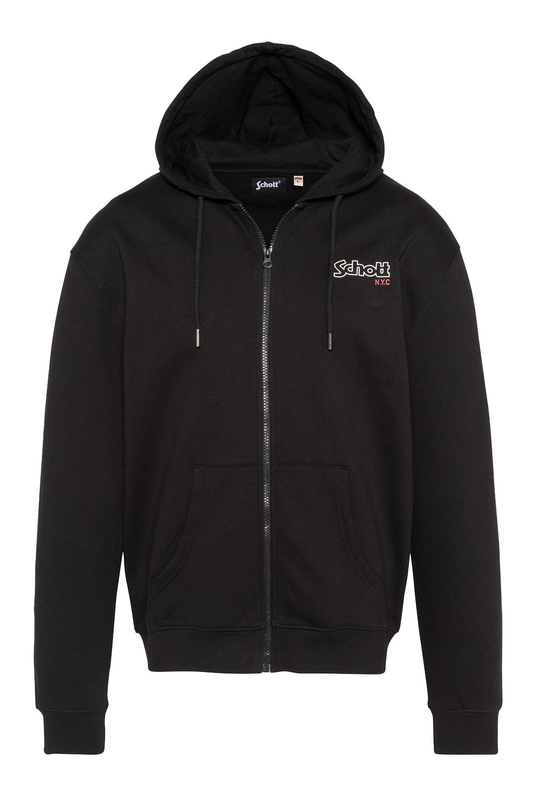 Sweats zippés  Schott SWHSAM BLACK