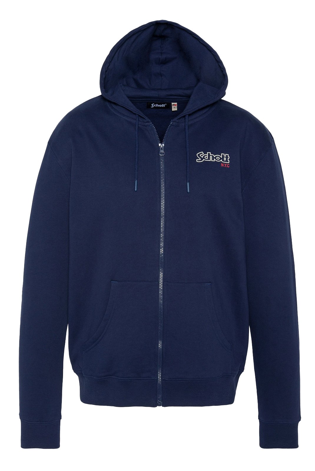 Sweats zippés  Schott SWHSAM NAVY