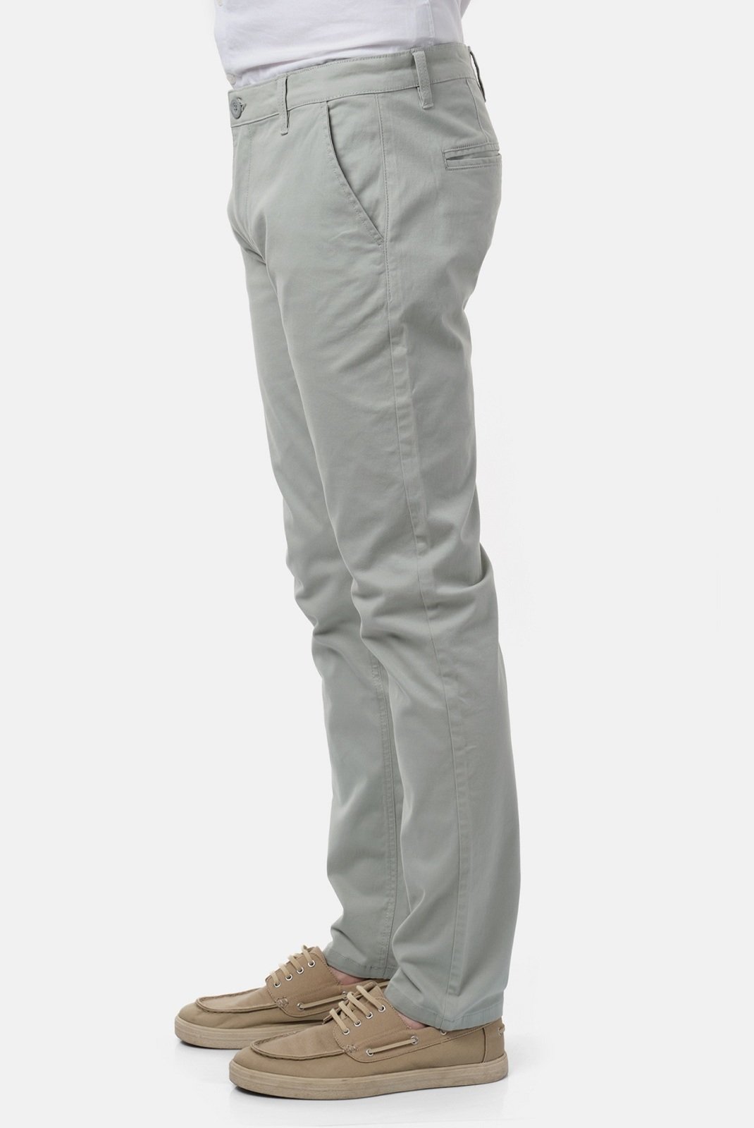 Pantalons chino/citadin  Hopenlife RIKA AQUA GRIS