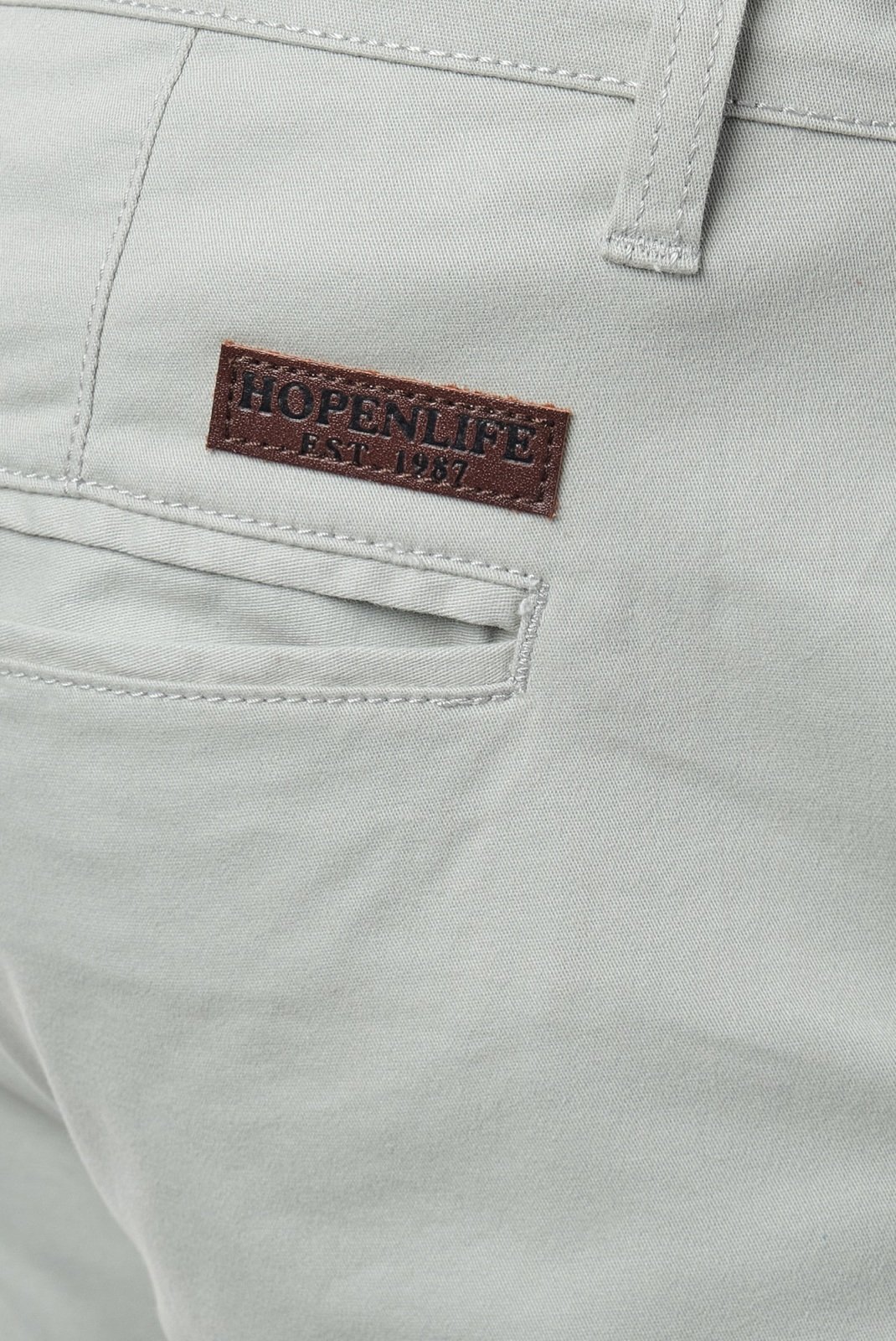 Pantalons chino/citadin  Hopenlife RIKA AQUA GRIS