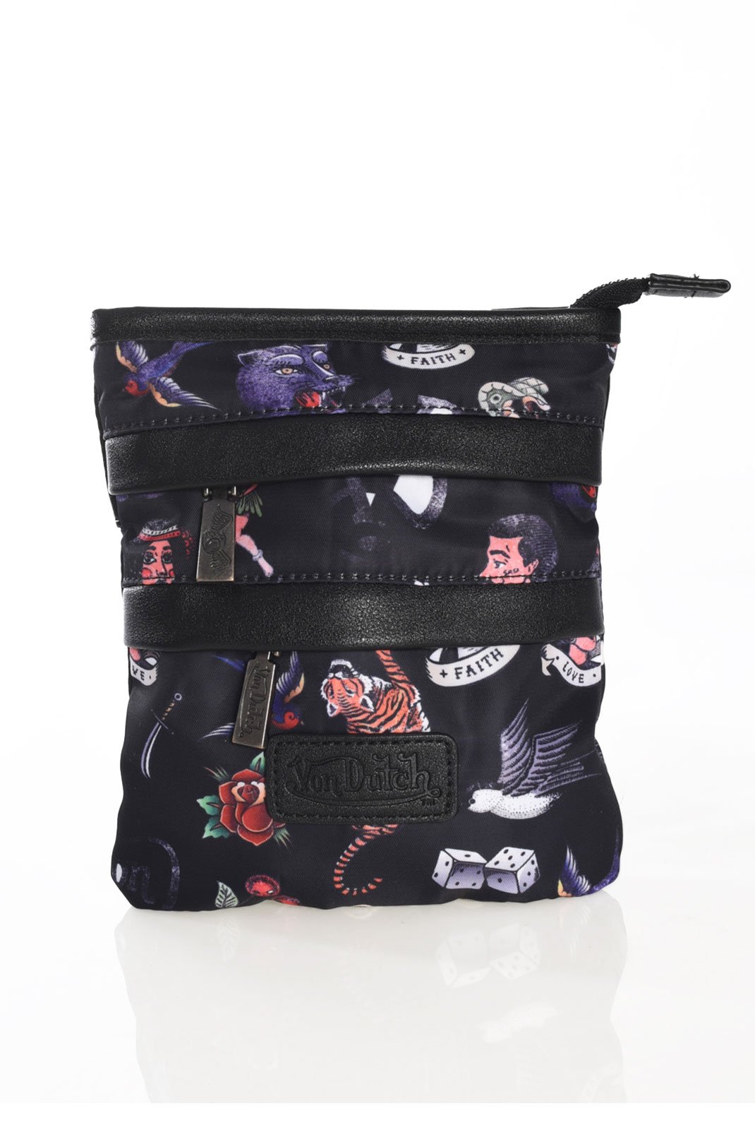 Sac porté épaule  Von dutch INTRO NOIR
