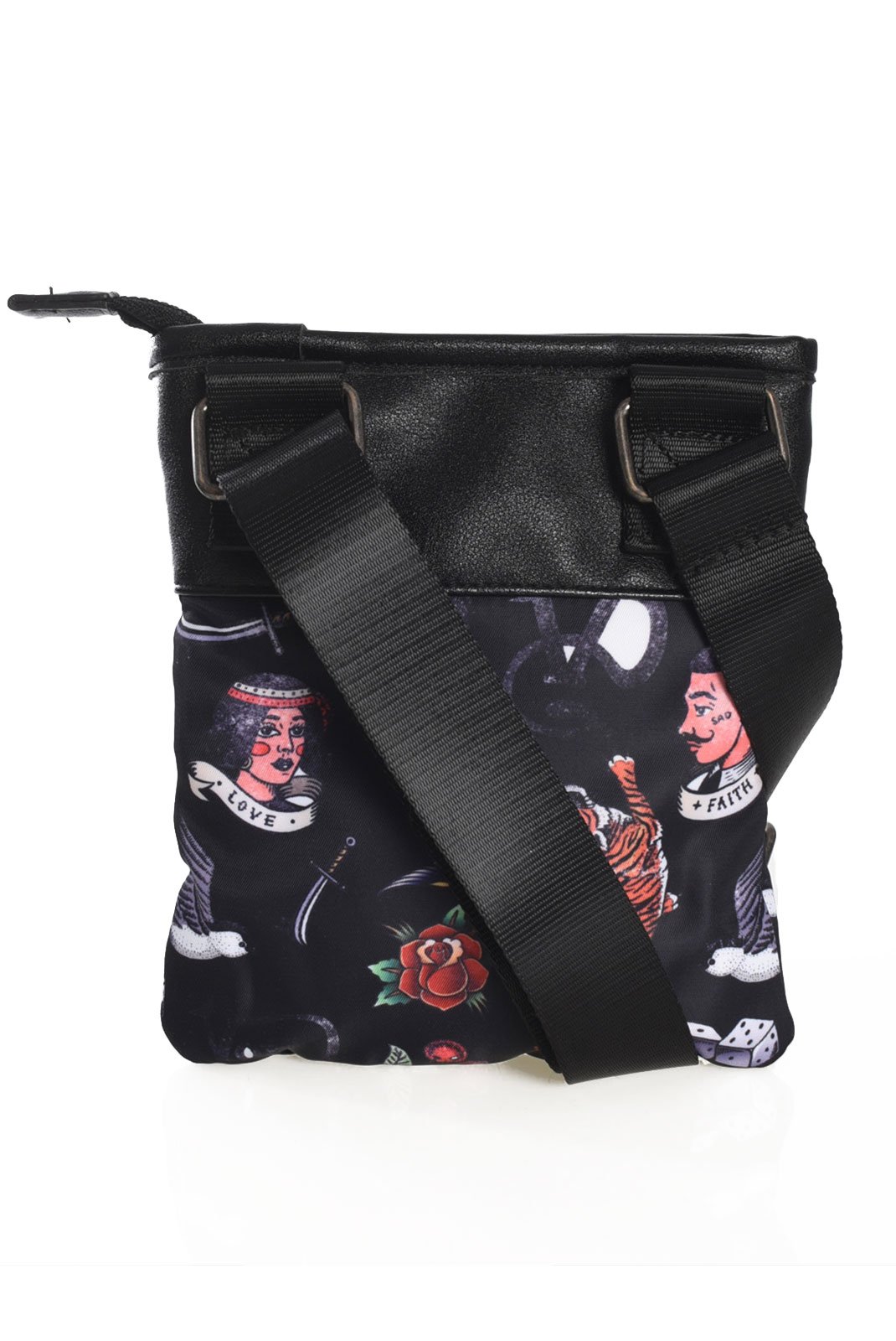 Sac porté épaule  Von dutch INTRO NOIR