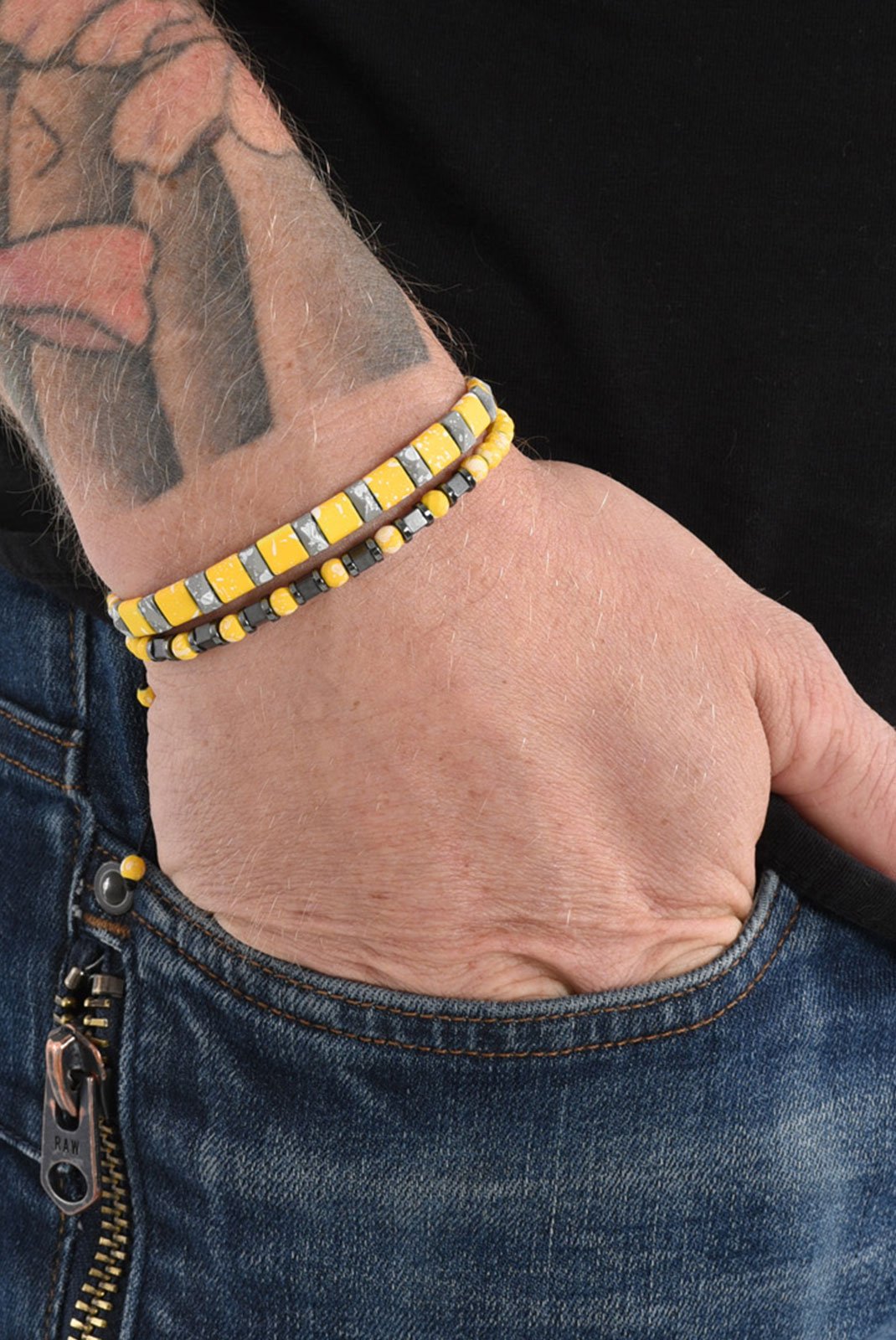 Bijoux  L'atelier de Gaspard M0924D jaune
