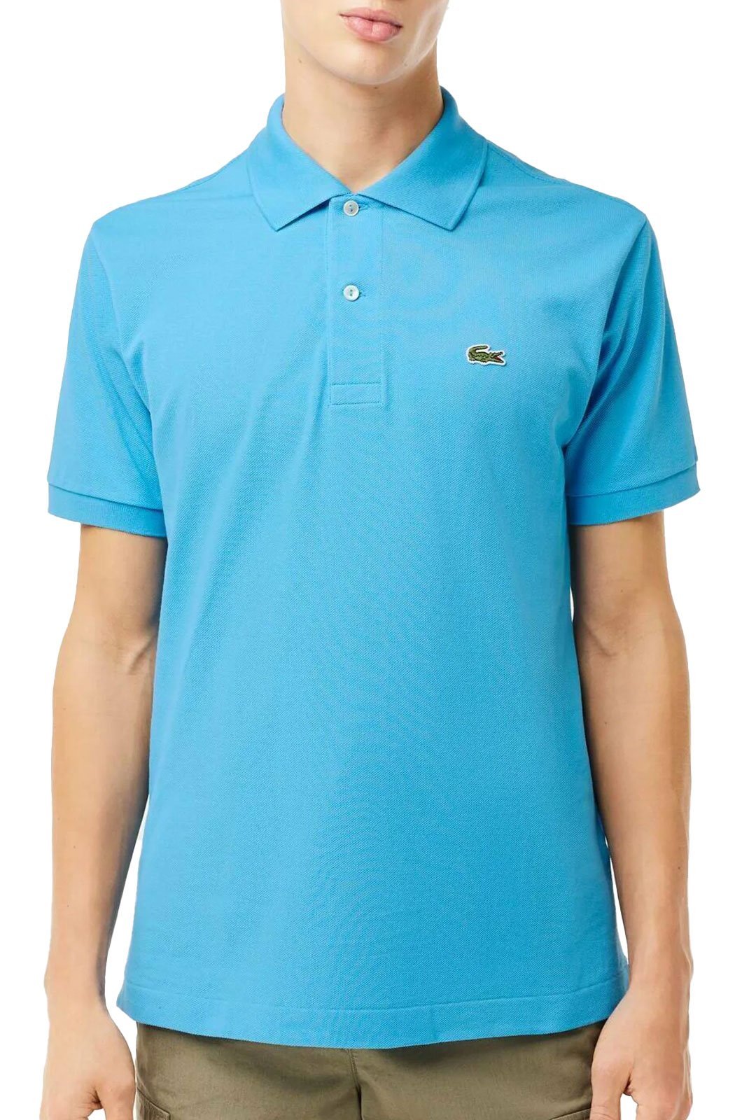 Polos manches courtes  Lacoste L.12.12 4XA Turquoise