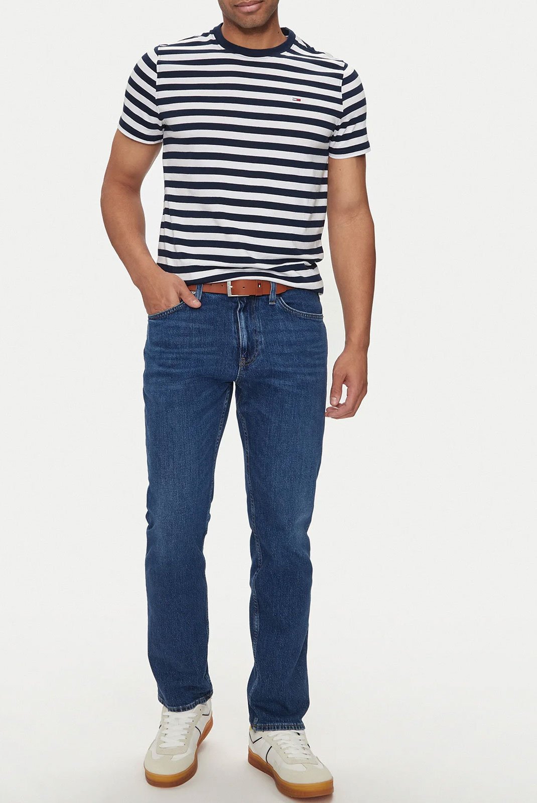 régular  Tommy Jeans DM0DM20178 1BK Denim Dark