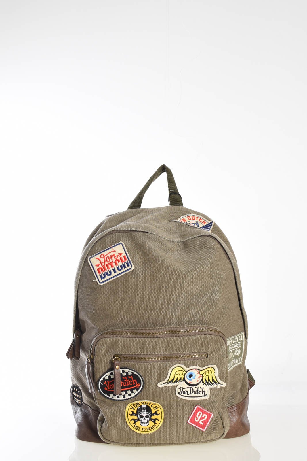 Sacs à dos  Von dutch CARTOON KAKI