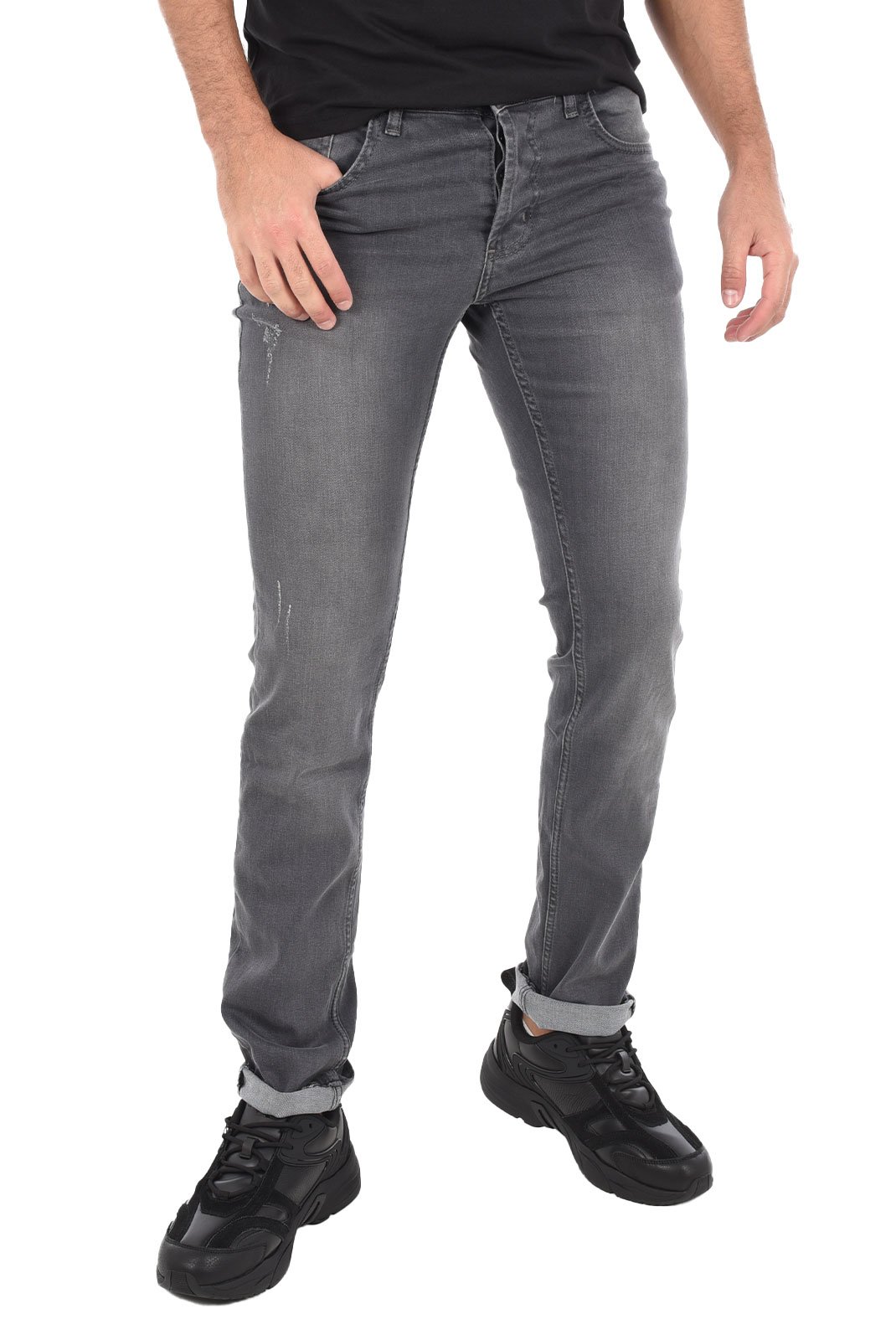 slim / skinny  Goldenim paris J49 GRIS FONCE 