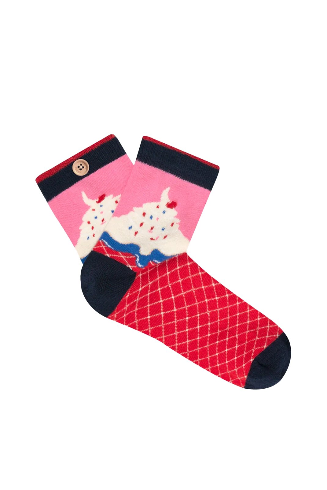 Chaussettes  Cabaia CAB636QPFR LILA ET MARINE Multicolore