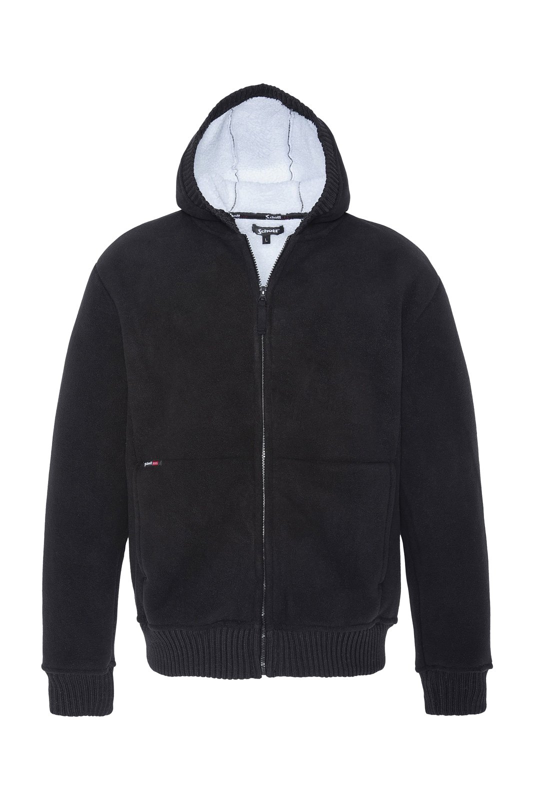 Sweats zippés  Schott SW550 BLACK