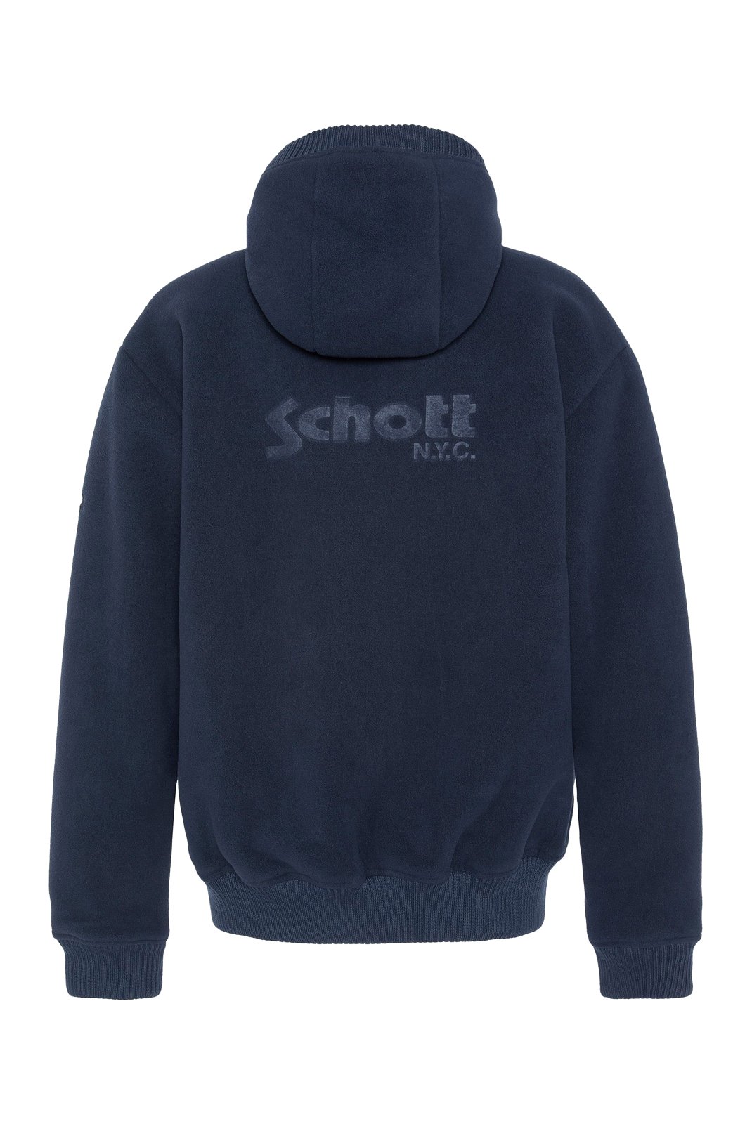 Sweats zippés  Schott SW550 NAVY