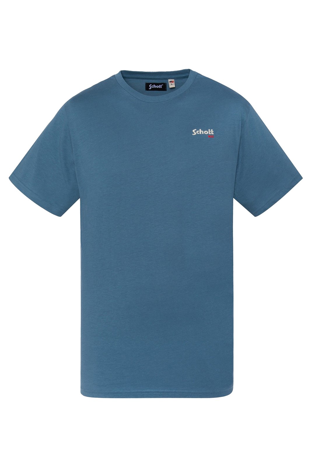 T-S manches courtes  Schott TSBRODED BLUE