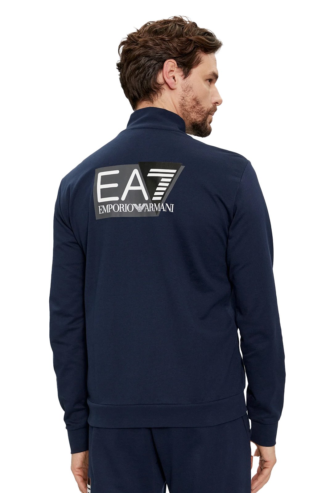 Sweats zippés  Ea7 3DPM61 PJ05Z 1554 Navy Blue