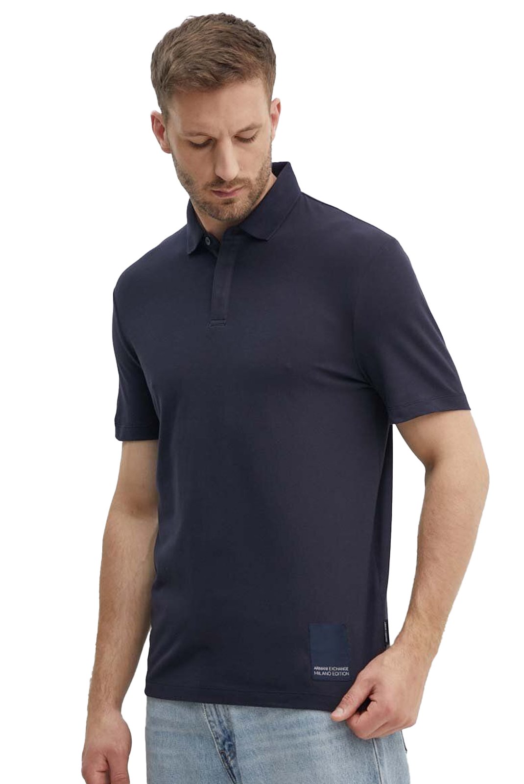 Polos manches courtes  Armani exchange 3DZFHH ZJXHZ 15CX Night Sky
