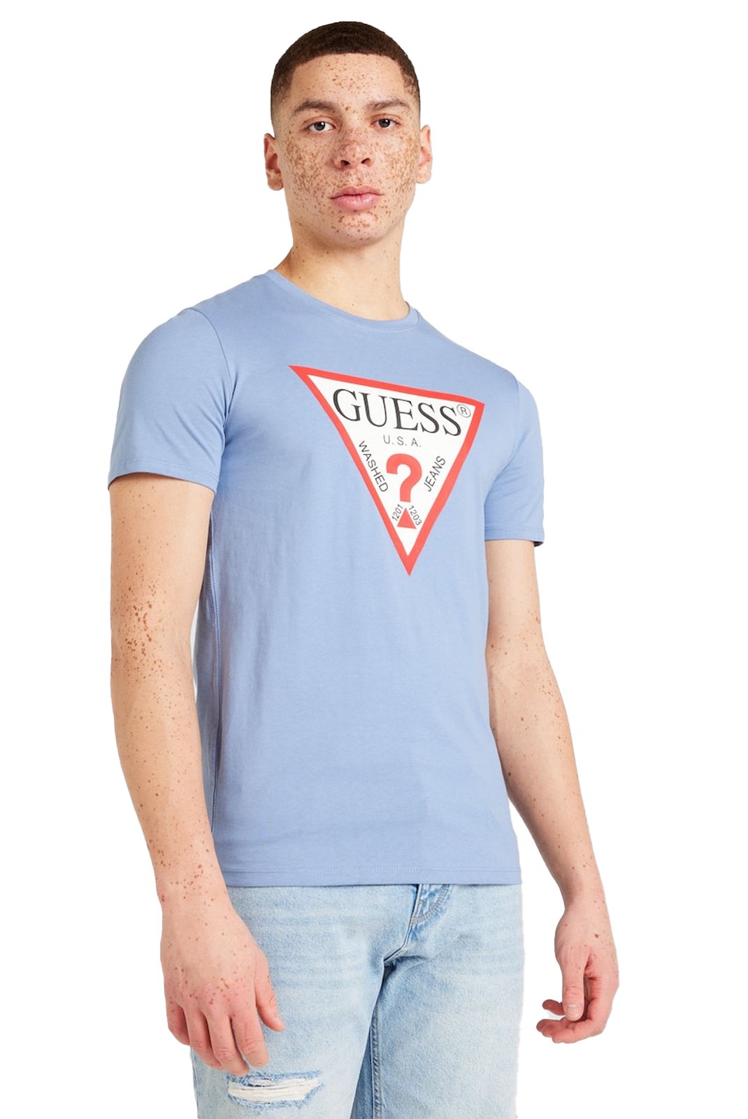 T-S manches courtes  Guess jeans M2YI71 I3Z14 G7CZ PARTLY CLOUDY