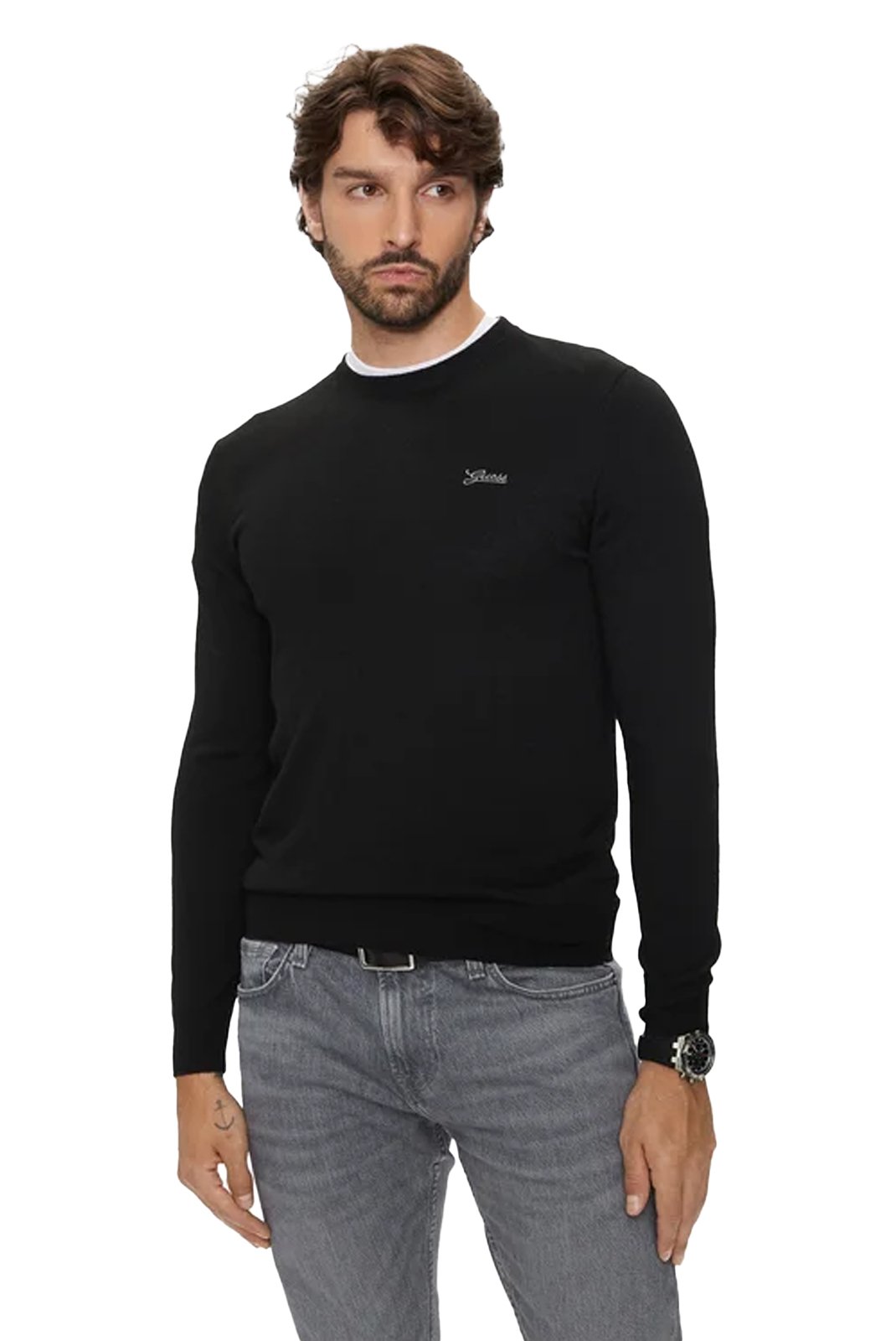 Pulls  Guess jeans M4YR01 Z3052 JBLK Jet Black A996