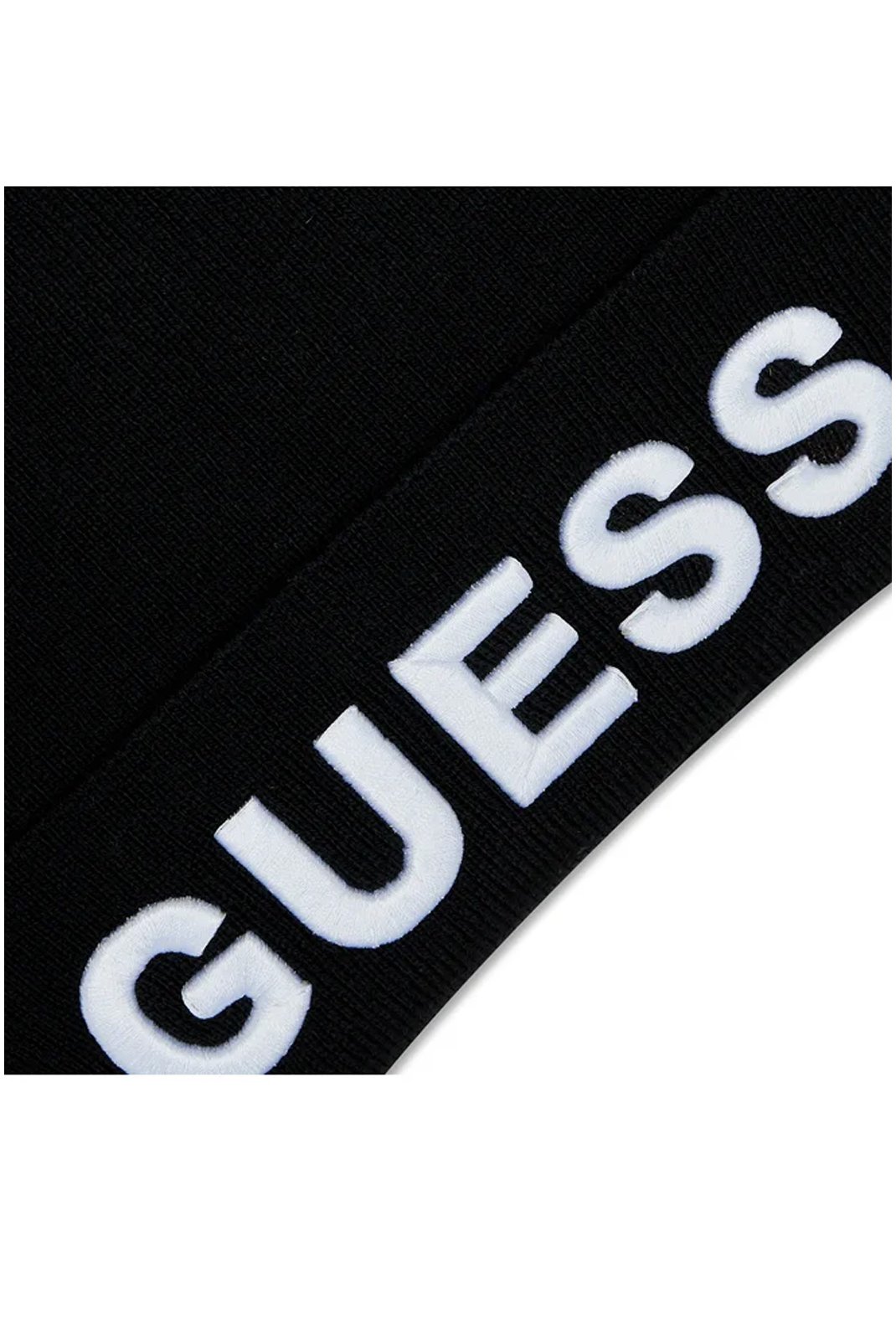 Bonnets  Guess jeans AM5027 POL01 BLACK/WHITE