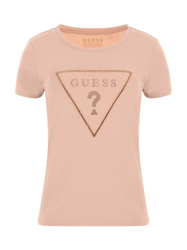 Tee shirt  Guess jeans QBGI48 K9TJ1 G6J9 VAPOR ROSE