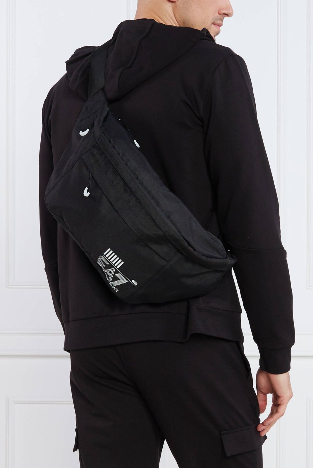 Sacs à bandoulière  Ea7 245084 CC940 02021 BLACK/WHITE LOGO