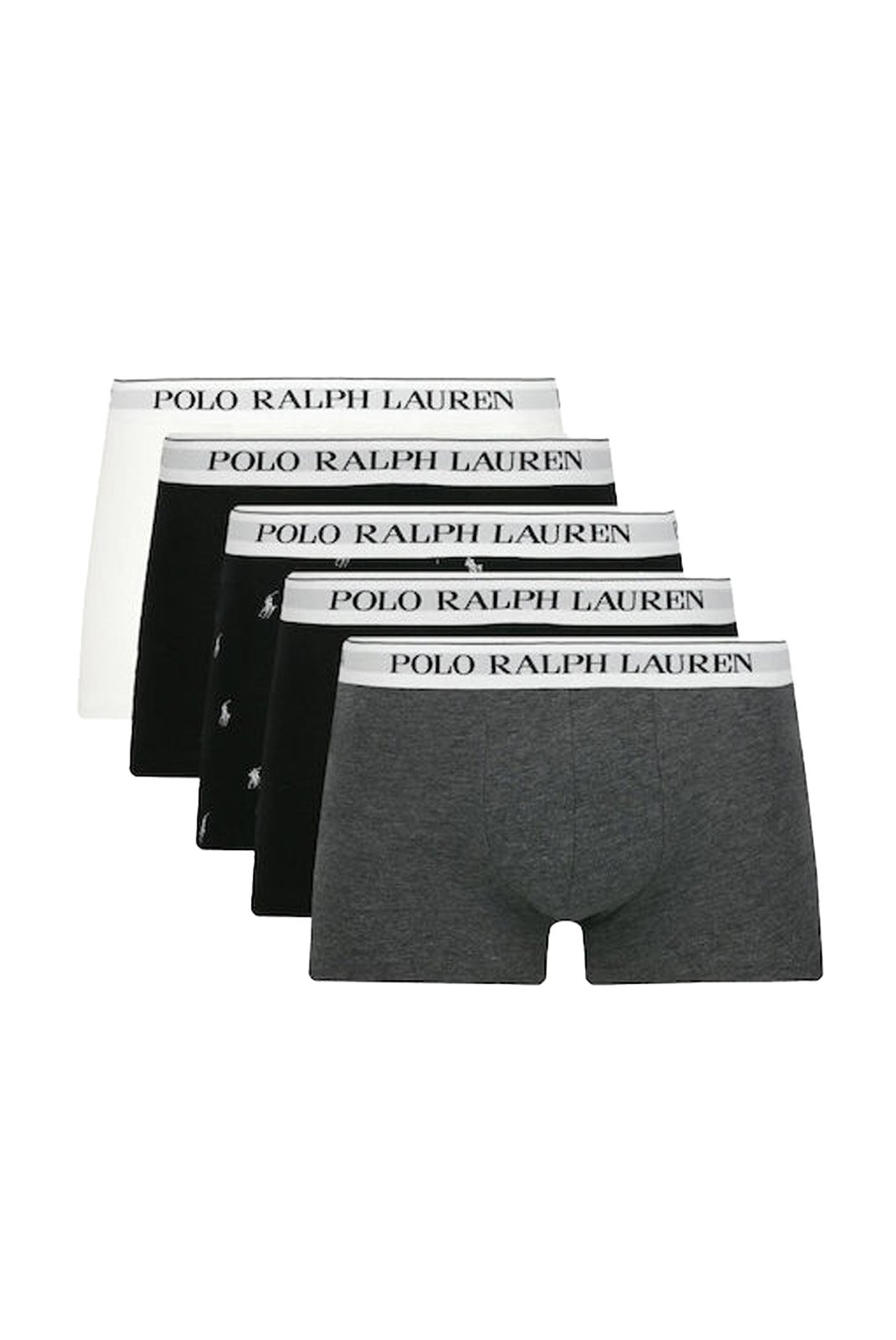 Slips / Boxers  Ralph lauren 714864292 017 5PK WHT/BLK/BLK/BC HR/ BLK PP