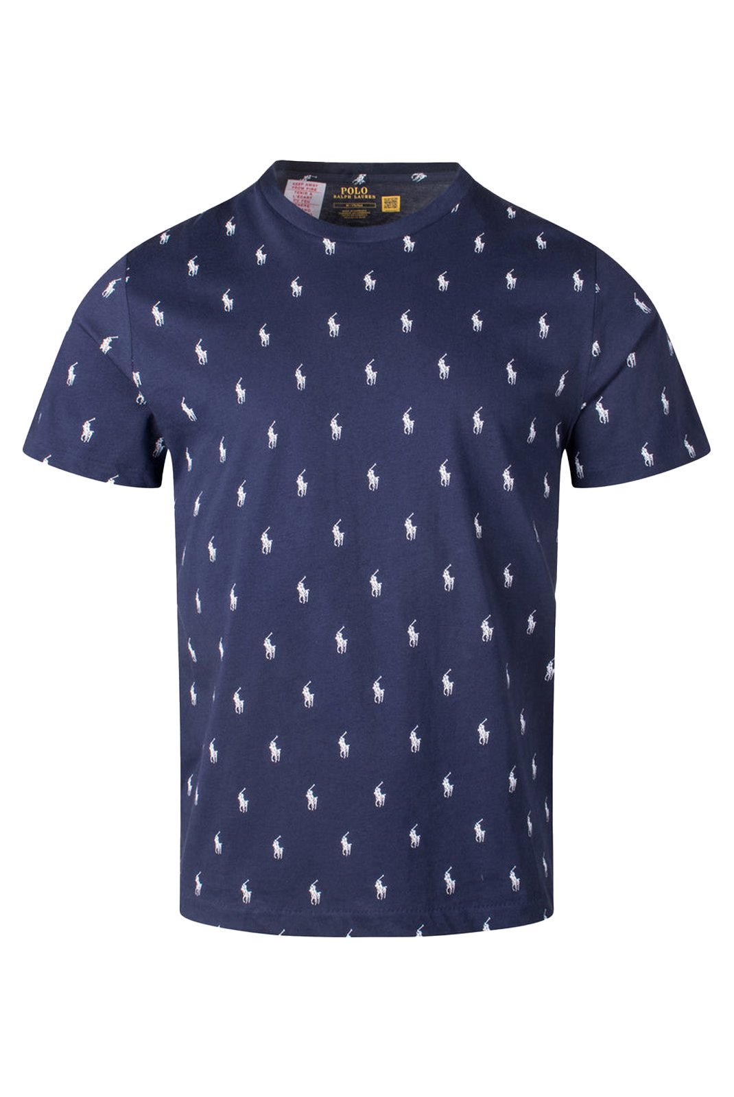 T-S manches courtes  Ralph lauren 714899612 006 CRUISE NAVY AOPP
