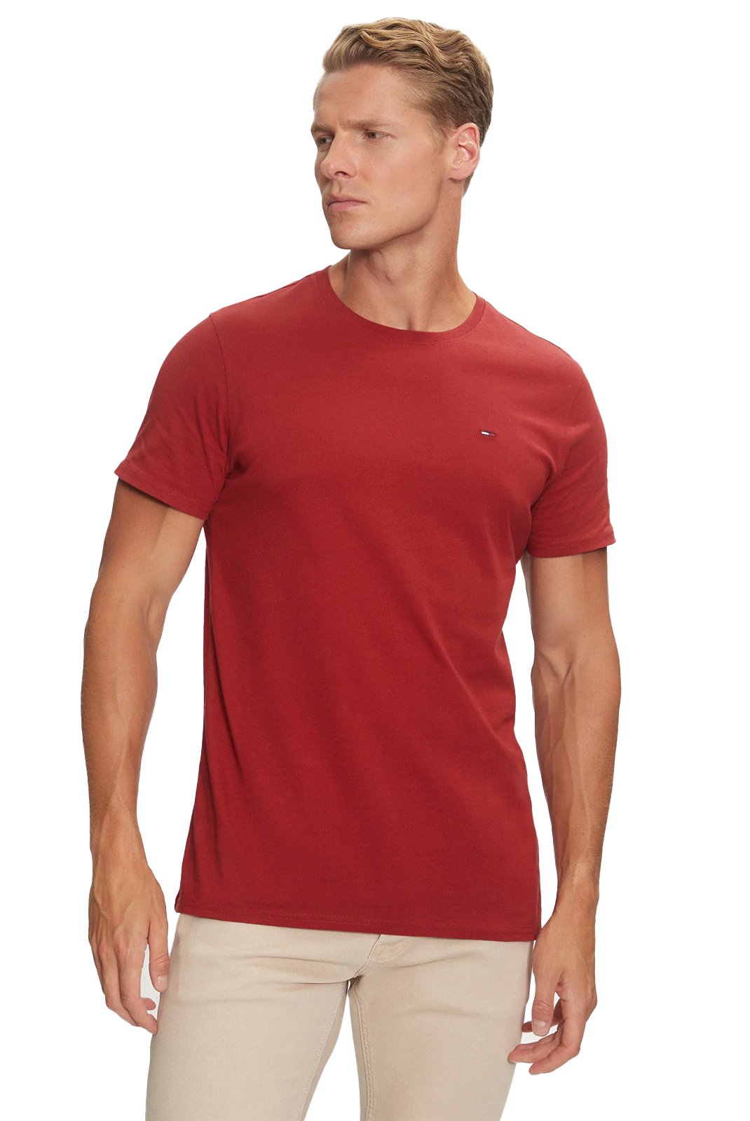 T-S manches courtes  Tommy Jeans DM0DM04411 XIT Regatta Red