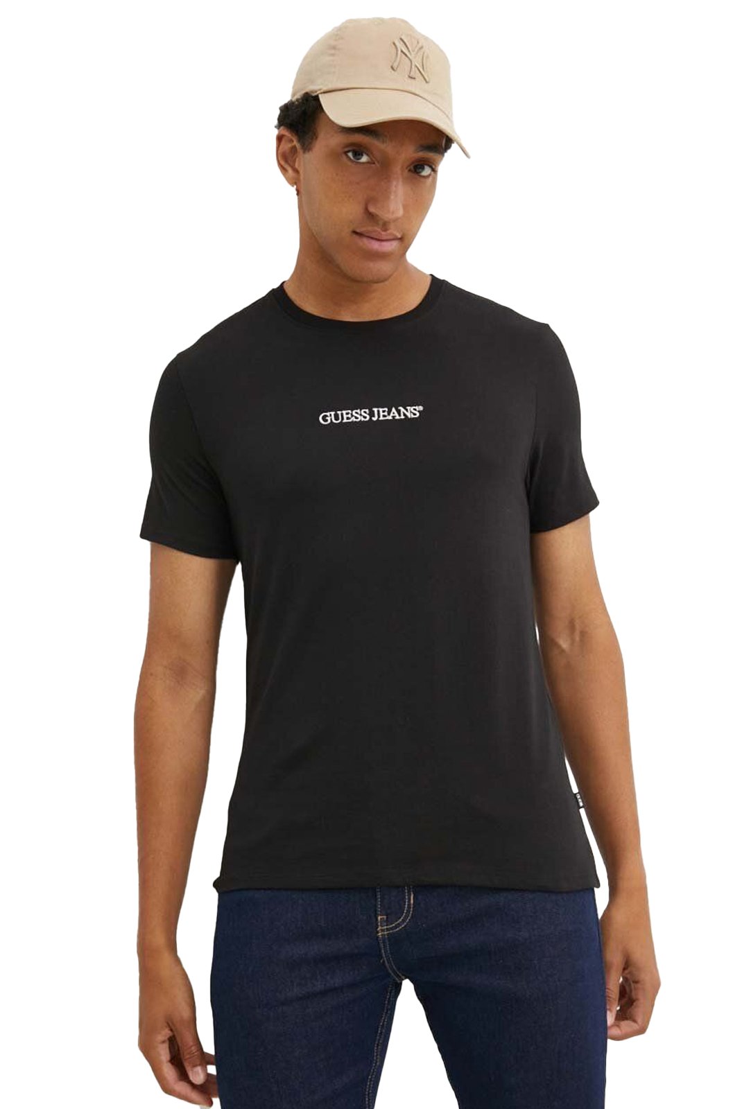 T-S manches courtes  Guess jeans M4YI52 K8HM0 JBLK Jet Black A996