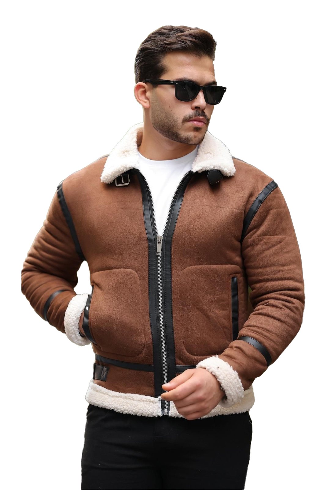 Vestes & blousons  VALIBERTA M10024-Coffee Coffee