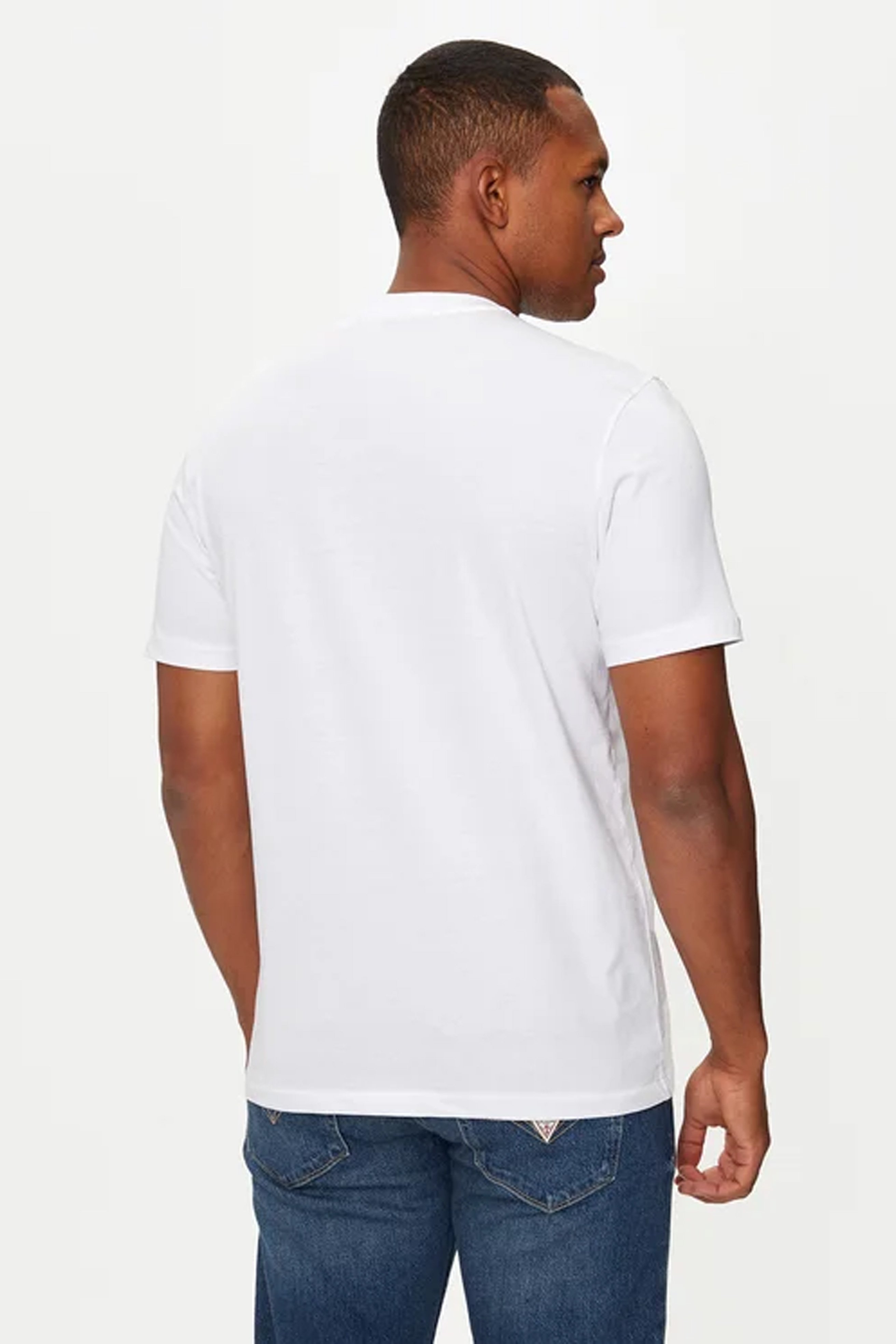 T-S manches courtes  Guess jeans U4BM03 KCAM1 G011 Pure White