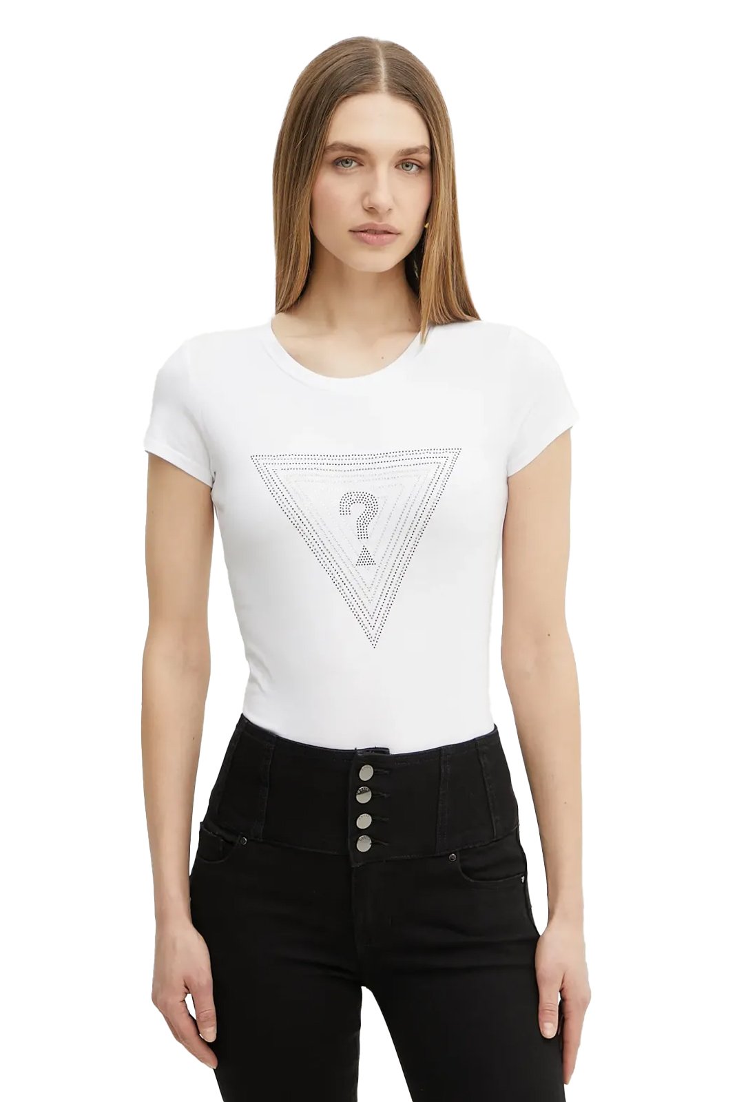 Tee shirt  Guess jeans W5GI43 KA0Q1 G011 Pure White