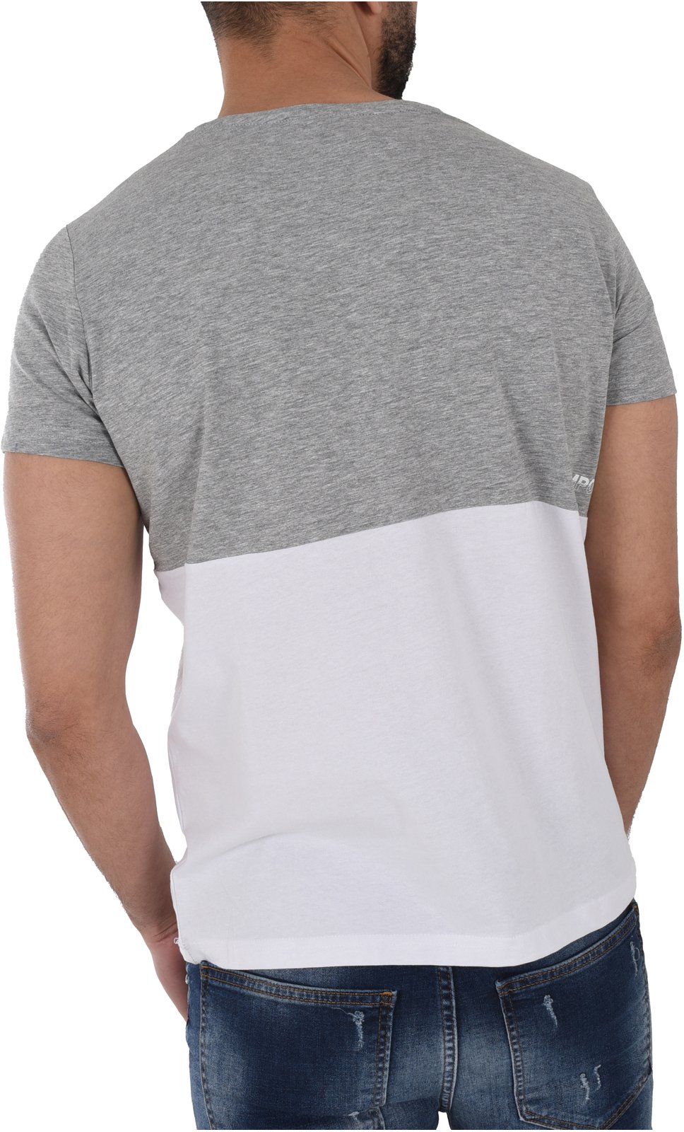 T-S manches courtes  Just Emporio JE-MYTIM-02 WHITE/GREY MEL