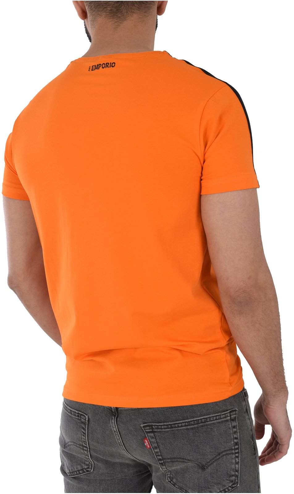 T-S manches courtes  Just Emporio JE-MUKIM-01 ORANGE/BLACK
