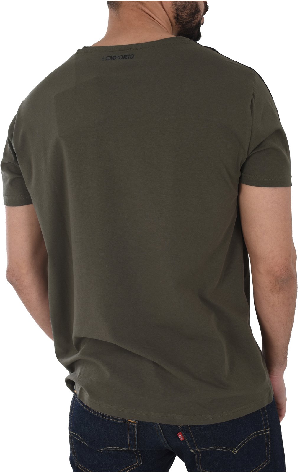 T-S manches courtes  Just Emporio JE-MUKIM-01 KHAKI/BLACK