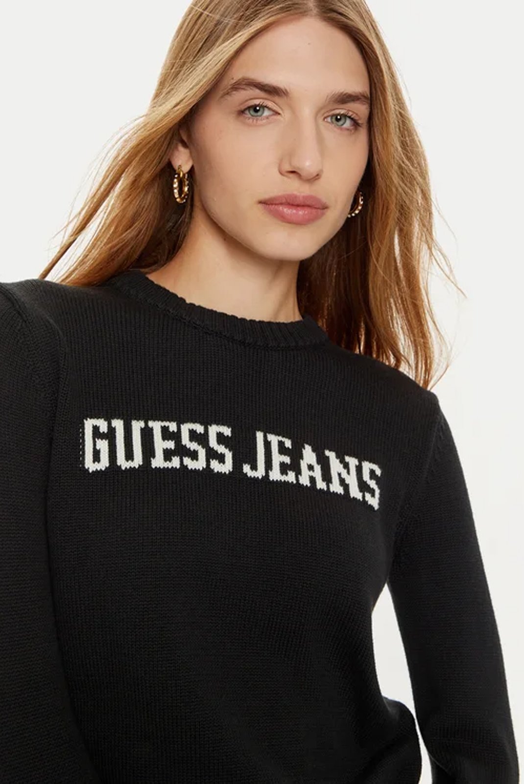 Sweat / sweat zippé  Guess jeans W4BR10 Z3HM1 JBLK Jet Black A996