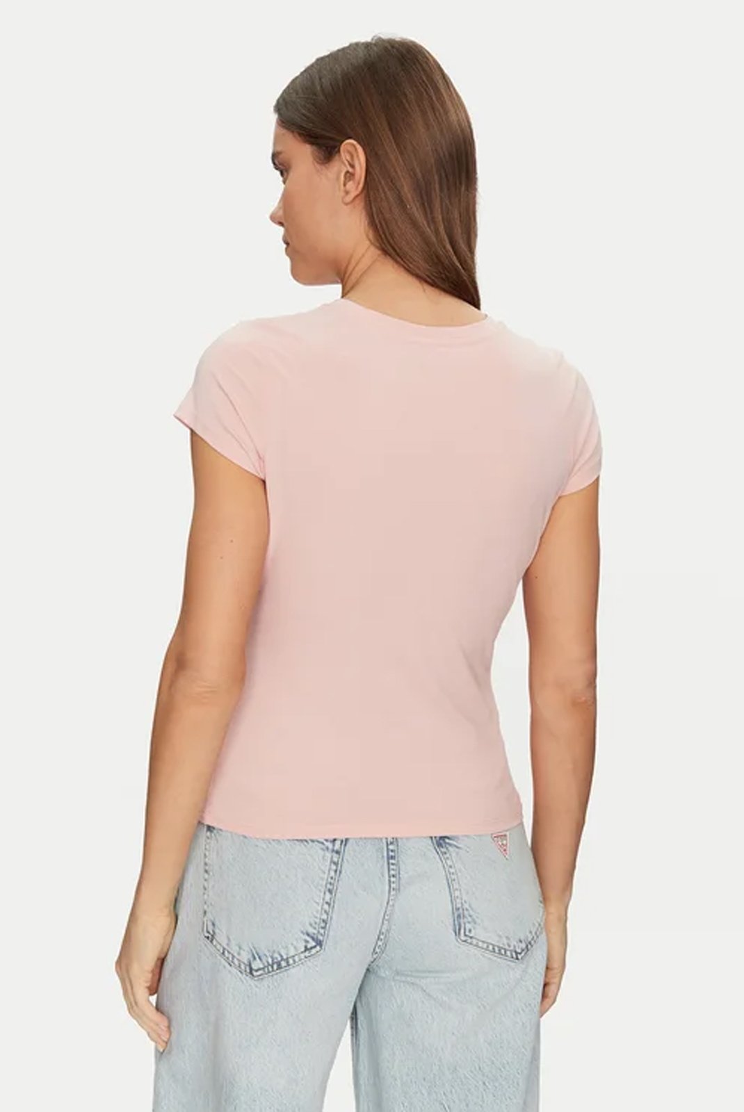Tee shirt  Guess jeans W5GI42 J1314 G6J3 PINK PEARL